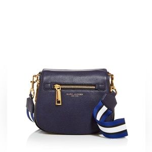 Marc Jacobs Navy Blue Nomad Leather Crossbody💙🤍